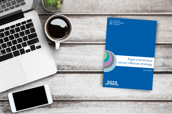 Copy of RASSO 2025, 5 year plan on a desk top, with coffee, a phone and laptop