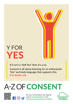 Y for Yes Consent Poster