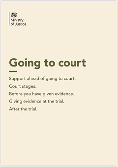 Going to Court - large print - view or download guide